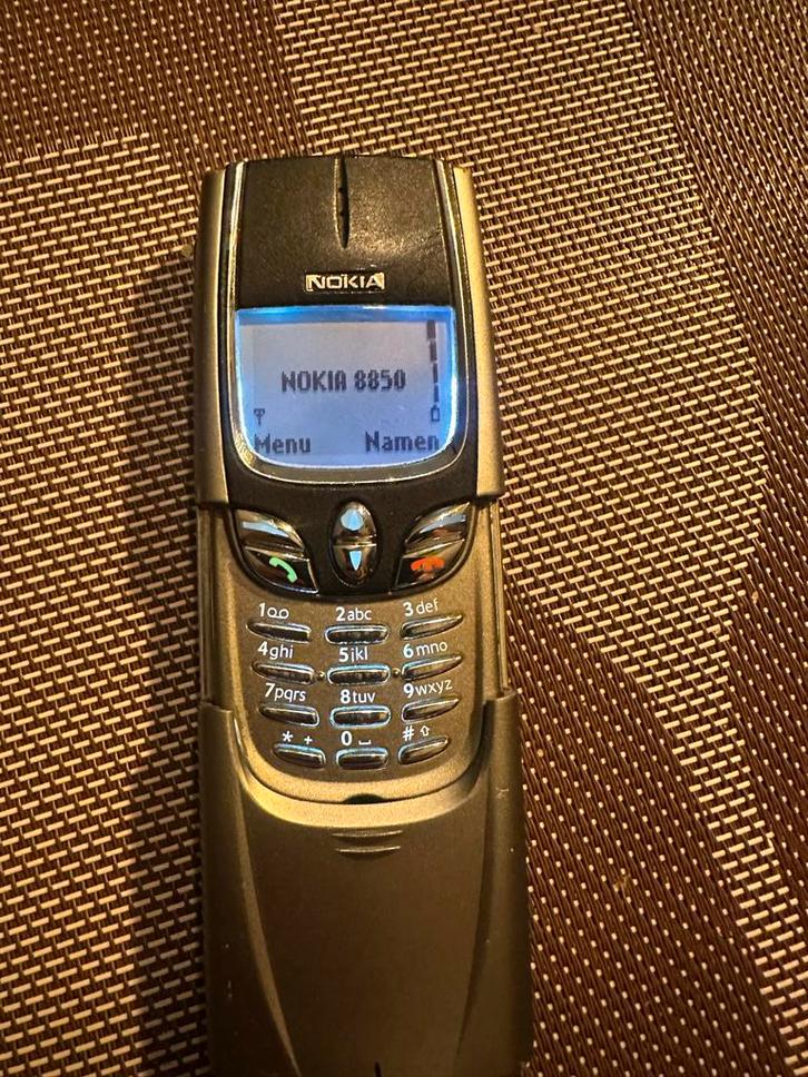 Nokia 8850 Klassieker, Telecommunicatie, Mobiele telefoons | Nokia, Gebruikt, Zonder abonnement, Zonder simlock, Schuifmodel, Fysiek toetsenbord