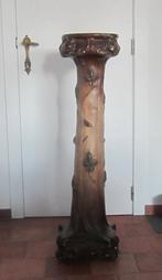 Art nouveau staander, piedestal in plaaster, ca 1900, Ophalen