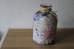 Pastel bloemen vaas met touwdetail – brede kruikvaas, Overige kleuren, Verzenden, Nieuw, Glas