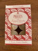6 Geurkaarsen Merk: "Price's" 'Scented Garden Wall Flower', Ophalen of Verzenden, Nieuw, Overige materialen, Minder dan 25 cm