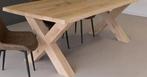 Mooie licht eiken tafel 230x90, Ophalen, Zo goed als nieuw