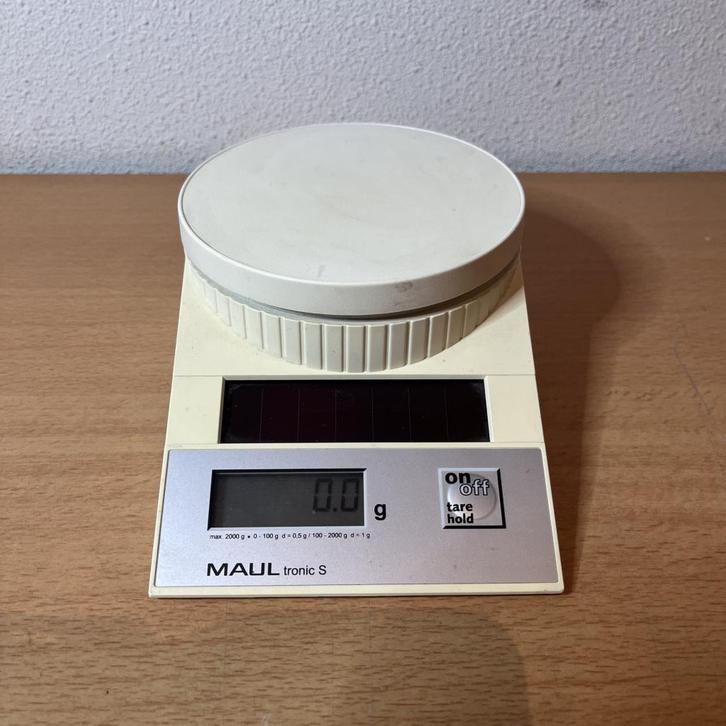 Professionele Keukenweegschaal Zonne Energie 5 kg, Witgoed en Apparatuur, Weegschalen, Gebruikt, Digitaal, Keukenweegschaal, 1 tot 500 gram
