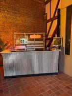 Stevige mobiele eiken bar - Perfect voor events en horeca, Huis en Inrichting, Ophalen of Verzenden, Nieuw