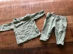 Prenatal groene pyama lange mouwen maat 56, Ophalen of Verzenden, Zo goed als nieuw, Jongetje of Meisje, Nacht- of Onderkleding