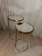 Bijzettafels  Zara, Huis en Inrichting, Tafels | Bijzettafels, Ophalen of Verzenden, Rond, Minder dan 55 cm, 45 tot 60 cm