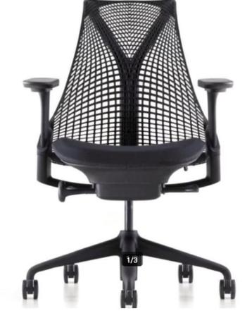 Herman Miller Sayl zwart, 3D armlegger NIEUW beschikbaar voor biedingen