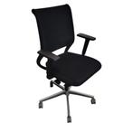 Sedus Netwin Bureaustoel Zwart Chroom Nieuw Gestoffeerde Rug