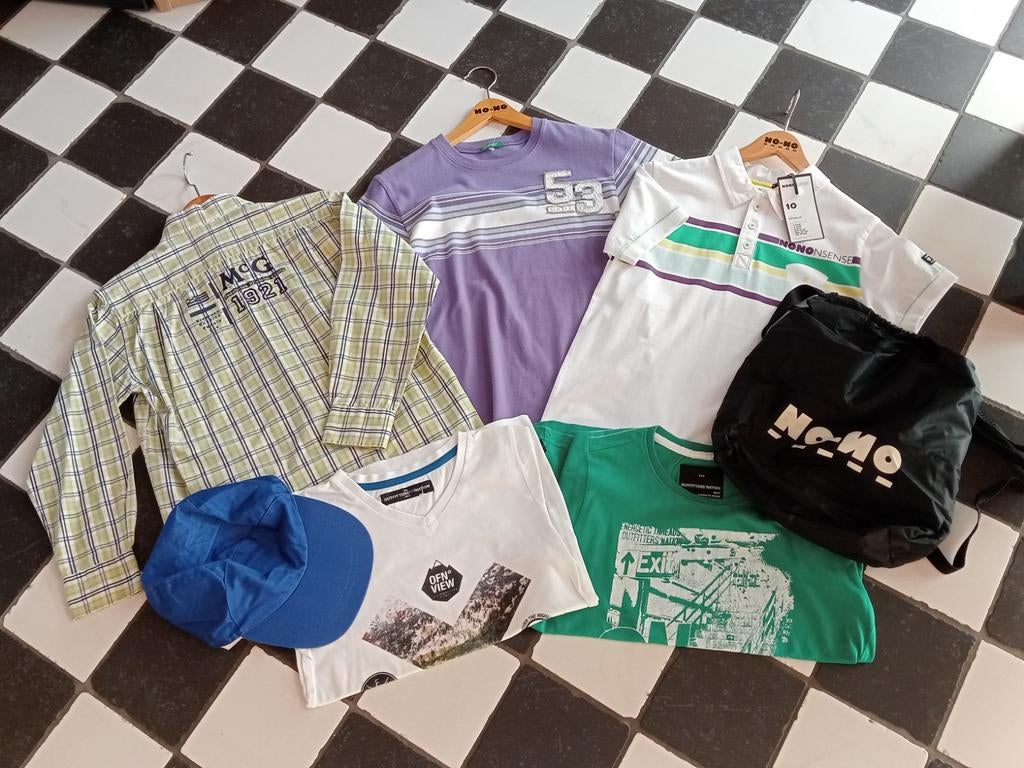 Pakket jongens kleding maat 140 nieuw, zgan + gedragen 9 st, Ophalen of Verzenden, Zo goed als nieuw, Maat 140