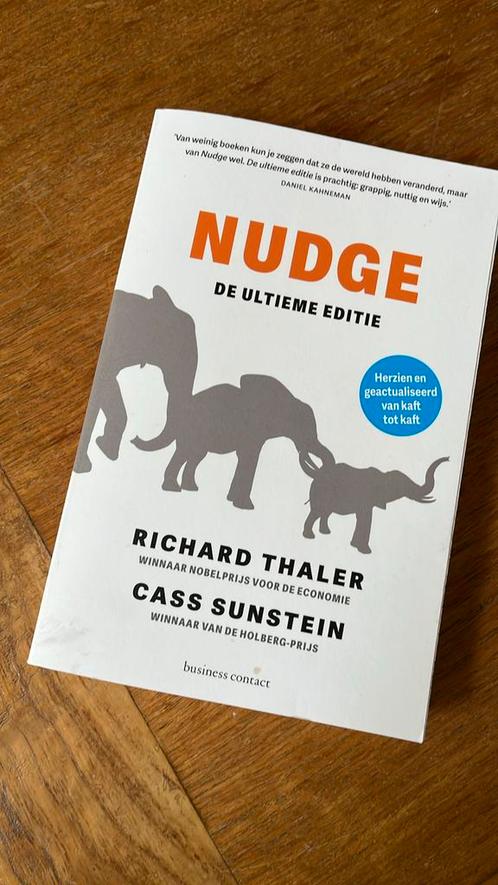 Cass Sunstein - Nudge, Boeken, Economie, Management en Marketing, Zo goed als nieuw, Ophalen of Verzenden