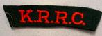 British Army King´s Royal Rifle Corps patch, Ophalen of Verzenden, Landmacht, Engeland, Embleem of Badge