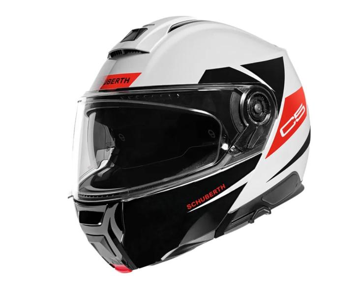 Schuberth C5 Eclipse Red maat XXL, Motoren, Kleding | Motorhelmen, Systeemhelm, XXL, Overige merken, Nieuw met kaartje, Ophalen of Verzenden