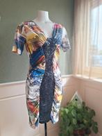 Eroke mooie print jurk IT 42 NL 38 Gratis Verzenden, Maat 38/40 (M), Overige kleuren, Verzenden, Zo goed als nieuw