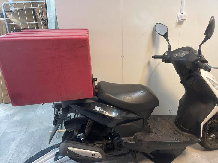 Bezorgscooter SYM X-Pro 50 - Uitlaatlek, Fietsen en Brommers, Brommeronderdelen | Snorfietsen, Gebruikt, SYM, Overige typen, Ophalen of Verzenden