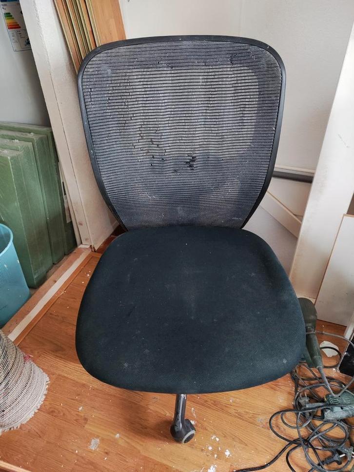 Bureaustoel, Huis en Inrichting, Bureaustoelen, Gebruikt, Zwart, Ophalen