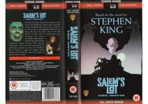 Salem's Lot-Tobe Hooper/David Soul/James Mason/St. King VHS, Cd's en Dvd's, VHS | Film, Zo goed als nieuw, Horror, Vanaf 16 jaar