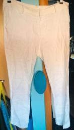 mooie witte linnen zomerbroek Sylver 42/44 zgan, Verzenden, Wit, Maat 42/44 (L), Zo goed als nieuw