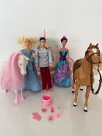Barbie assepoester met koets, Kinderen en Baby's, Speelgoed | Poppen, Ophalen, Zo goed als nieuw, Barbie