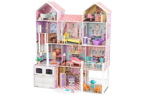 Barbiehuis Kidkraft Country Estate, Kinderen en Baby's, Speelgoed | Poppenhuizen, Zo goed als nieuw, Poppenhuis, Ophalen