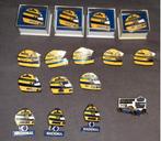 Ayrton Senna helm pin pins spelden jaren 90, Verzamelen, Automerken, Motoren en Formule 1, Verzenden, Nieuw, Formule 1