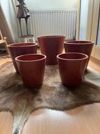 Bloempotten, Tuin en Terras, Bloempotten, Rond, Binnen, Zo goed als nieuw, Minder dan 40 cm