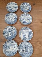 8 Boch Delft kleine bordjes. Nieuw, Antiek en Kunst, Antiek | Servies los, Ophalen of Verzenden
