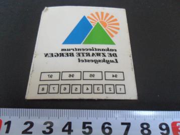 stickers Raamsticker Luyksgestel De Zwarte Bergen Vakantiece beschikbaar voor biedingen