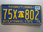 Originele kentekenplaat USA, '70er jaren, Ophalen of Verzenden, Gebruikt, Auto's
