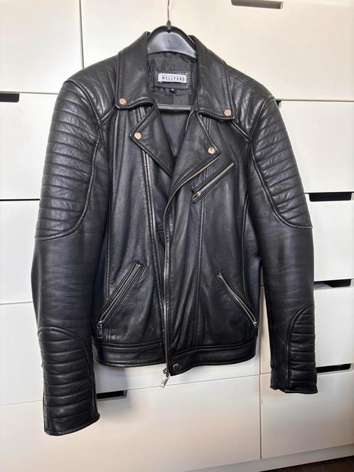 Leren jas (schapenleer), Kleding | Heren, Jassen | Zomer, Zo goed als nieuw, Zwart, Ophalen of Verzenden