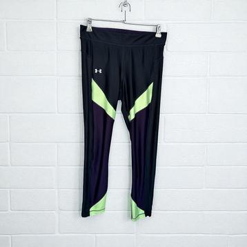 Under Armour Legging Maat M Zwart Limoen Paars Sport beschikbaar voor biedingen