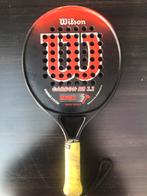 Klassiek origineel Wilson carbon padel racket, Ophalen of Verzenden, Gebruikt