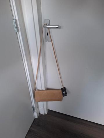 Nieuw Genuine Leather Ferchi schoudertas Okergeel  beschikbaar voor biedingen