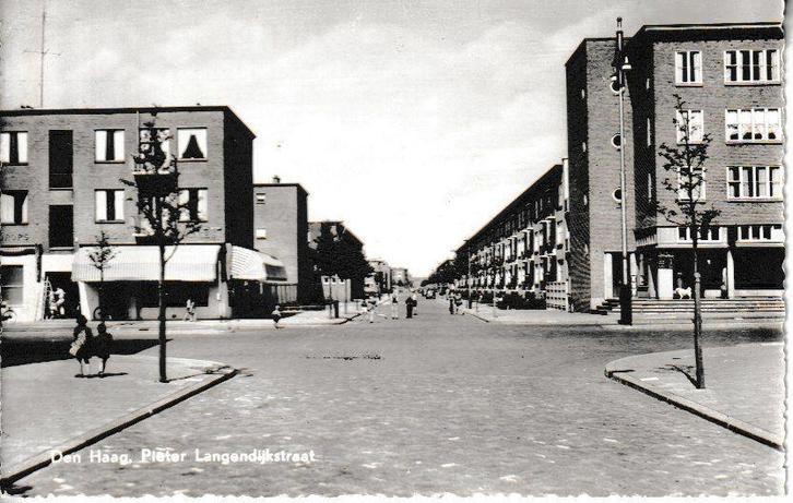DEN HAAG - PIETER LANGENDIJKSTRAAT, Verzamelen, Ansichtkaarten | Nederland, Ongelopen, Zuid-Holland, Ophalen of Verzenden