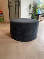 Poef Shirley Intratuin antraciet/zwart, Ophalen, Zo goed als nieuw, Rond