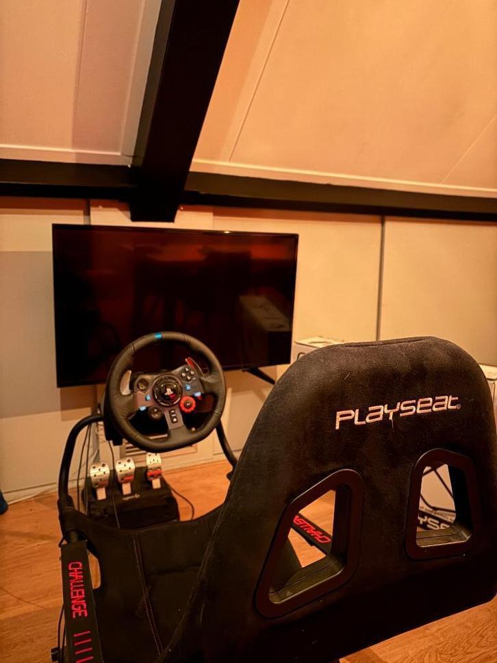 Complete raceset: Logitech G29 + Playseat Challenge, Spelcomputers en Games, Spelcomputers | Sony PlayStation Consoles | Accessoires