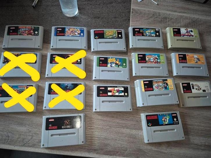 SNES Games -, Spelcomputers en Games, Games | Nintendo Super NES, Gebruikt, Overige genres, 1 speler, Vanaf 7 jaar, Ophalen of Verzenden