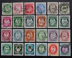 Noorwegen : 24 Posthoornzegels uit periode 1891 - 2001, Ophalen of Verzenden, Noorwegen, Gestempeld