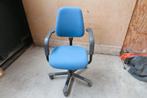 Bureaustoel, Ophalen, Gebruikt, Blauw, Bureaustoel
