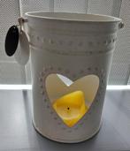 Riverdale windlicht hart, Ophalen of Verzenden, Zo goed als nieuw, Crème, Metaal