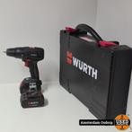 Wurth BS 18-a Compact  | 2X 18v 4.0ah | zonder lader | nette, Zo goed als nieuw