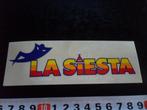 sticker Spanje Camping La Siesta Calella depal afrugell Cos*, Ophalen, Zo goed als nieuw, Bedrijf of Vereniging