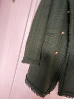 Groene Tweed Jas - Stijlvol en Tijdloos, Maat 38/40 (M), Ophalen of Verzenden, Zo goed als nieuw, Jasje