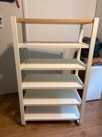 Witte garderobe/Stellingkast Elvarli Ikea, Huis en Inrichting, Kasten | Stellingkasten, Ophalen, Zo goed als nieuw