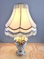 Klassiek Keramisch tafellamp verguld tros druiven uit Italie, Overige materialen, Klassiek Italie, 50 tot 75 cm, Ophalen of Verzenden