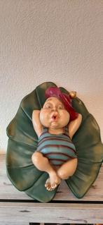 laven efteling baby op blad, Ophalen, Zo goed als nieuw, Beeldje of Poppetje