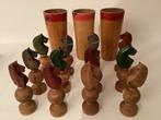 Bekers, paarden hout, Ophalen of Verzenden