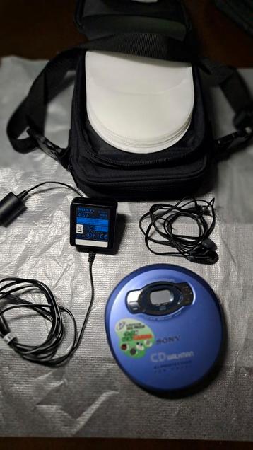 Sony Discman D-EJ615 - Paars, Goedwerkend! beschikbaar voor biedingen