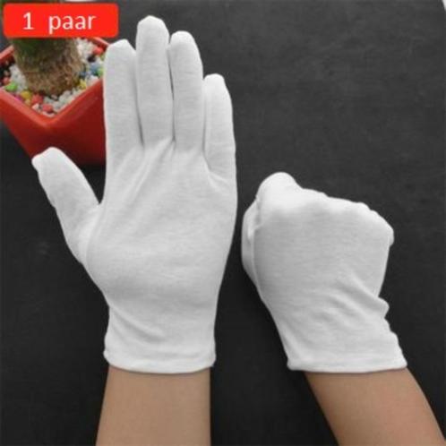 1 Paar Witte Katoenen Handschoenen (mèt Gratis Verzending), Hobby en Vrije tijd, Overige Hobby en Vrije tijd, Nieuw, Verzenden