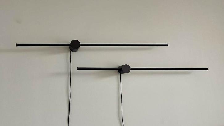 2x LED Strip Wandlamp industrial, Huis en Inrichting, Lampen | Wandlampen, Zo goed als nieuw, Ophalen