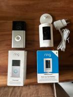 Ring Deurbel & Stick Up Camera, Audio, Tv en Foto, Videobewaking, Ophalen of Verzenden, Zo goed als nieuw, Buitencamera