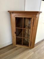 Hoekkast, Huis en Inrichting, Kasten | Vitrinekasten, Ophalen, Met plank(en), Gebruikt, 100 tot 150 cm